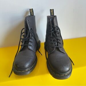 Dr. Martens Charcoal Lace-Up Boots